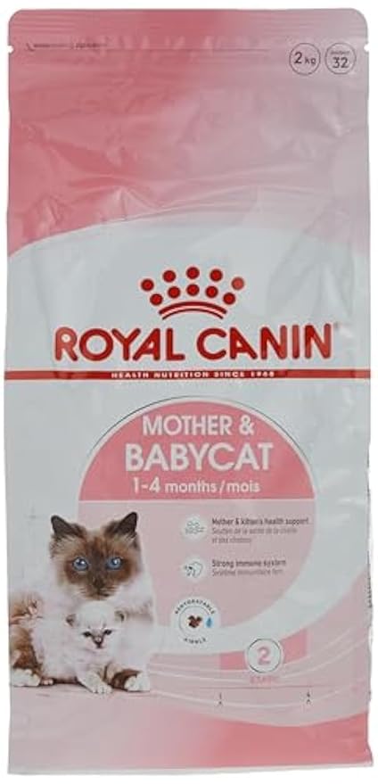 Royal Canin Mother & Baby Dry Cat Food, Meat Flavor, 2000g
